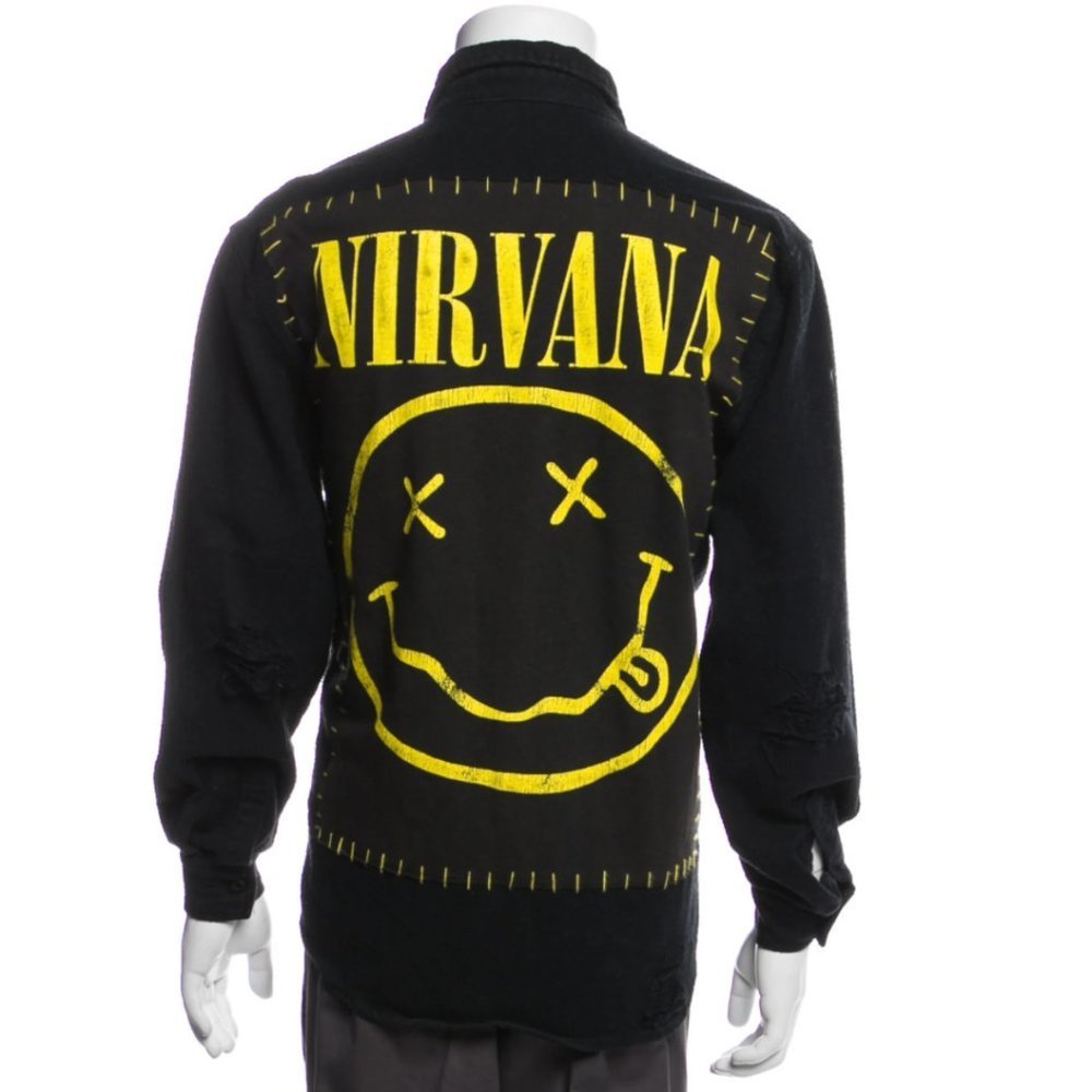 Madeworn Nirvana Patch Shirt Jacket - M - Picture 5 of 13